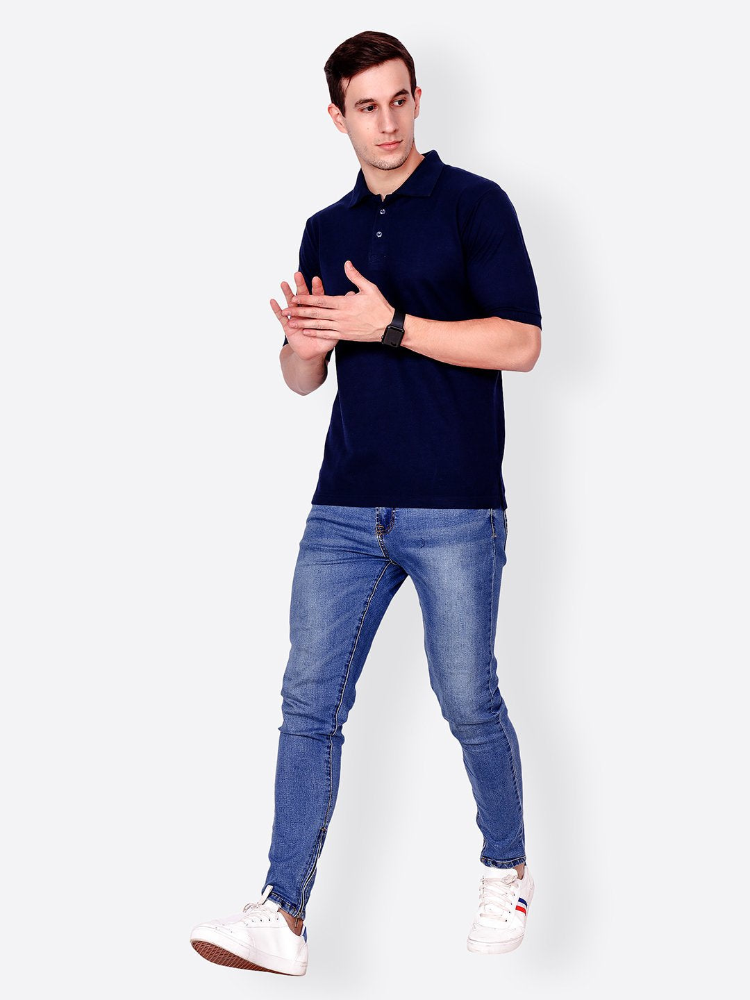 Navy Solid Tshirt