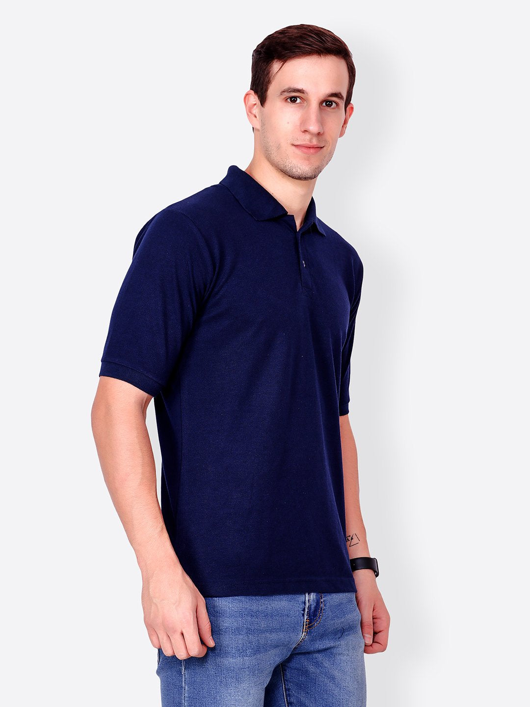Navy Solid Tshirt