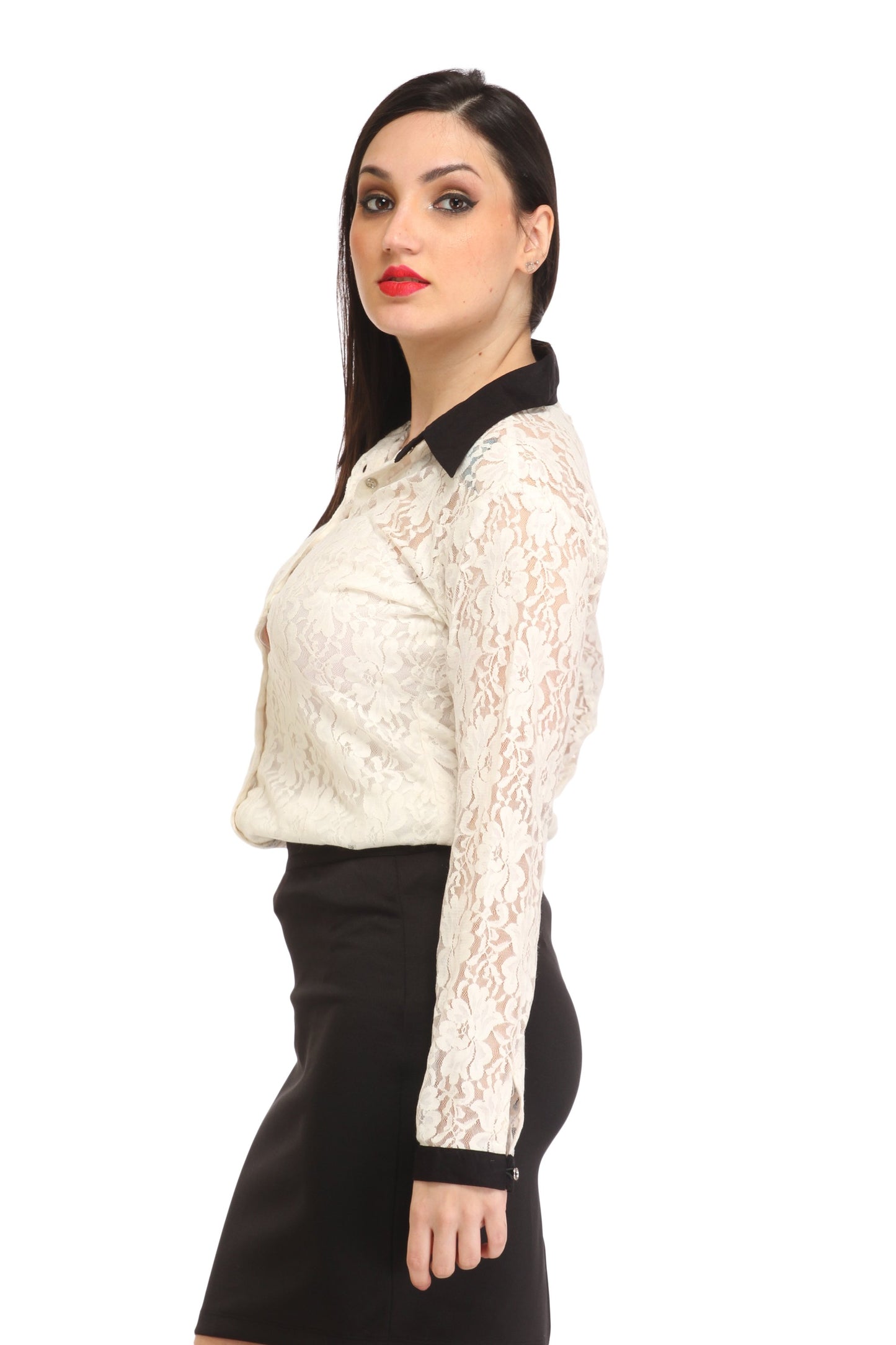 White Lace Shirt