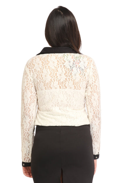 White Lace Shirt