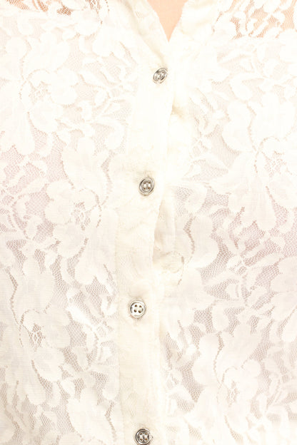 White Lace Shirt