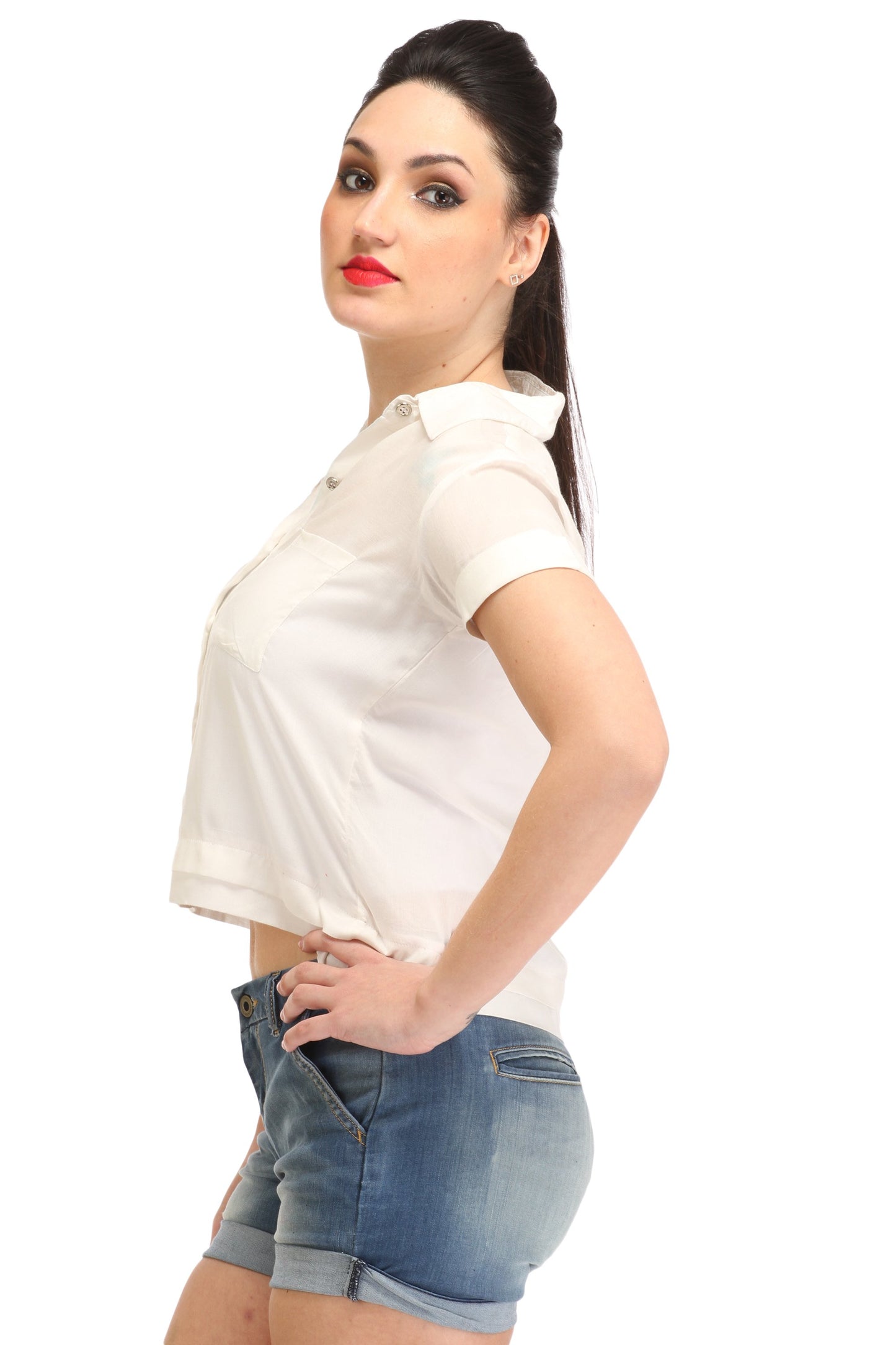 White Solid Shirt