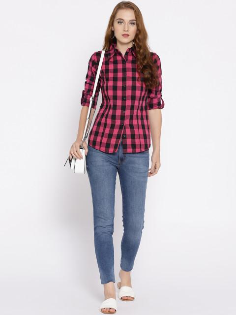 Pink Checkered Shirt