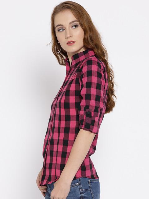 Pink Checkered Shirt