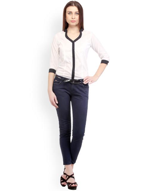 White Solid Shirt