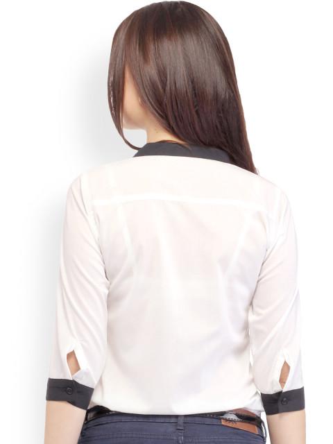 White Solid Shirt