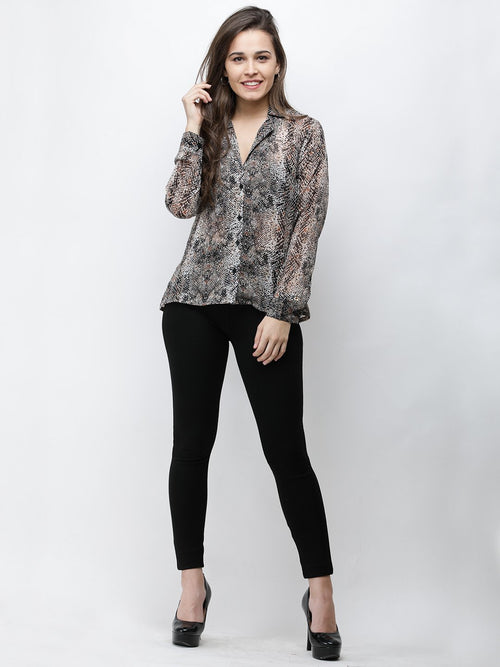 Cation Animal Print Shirt