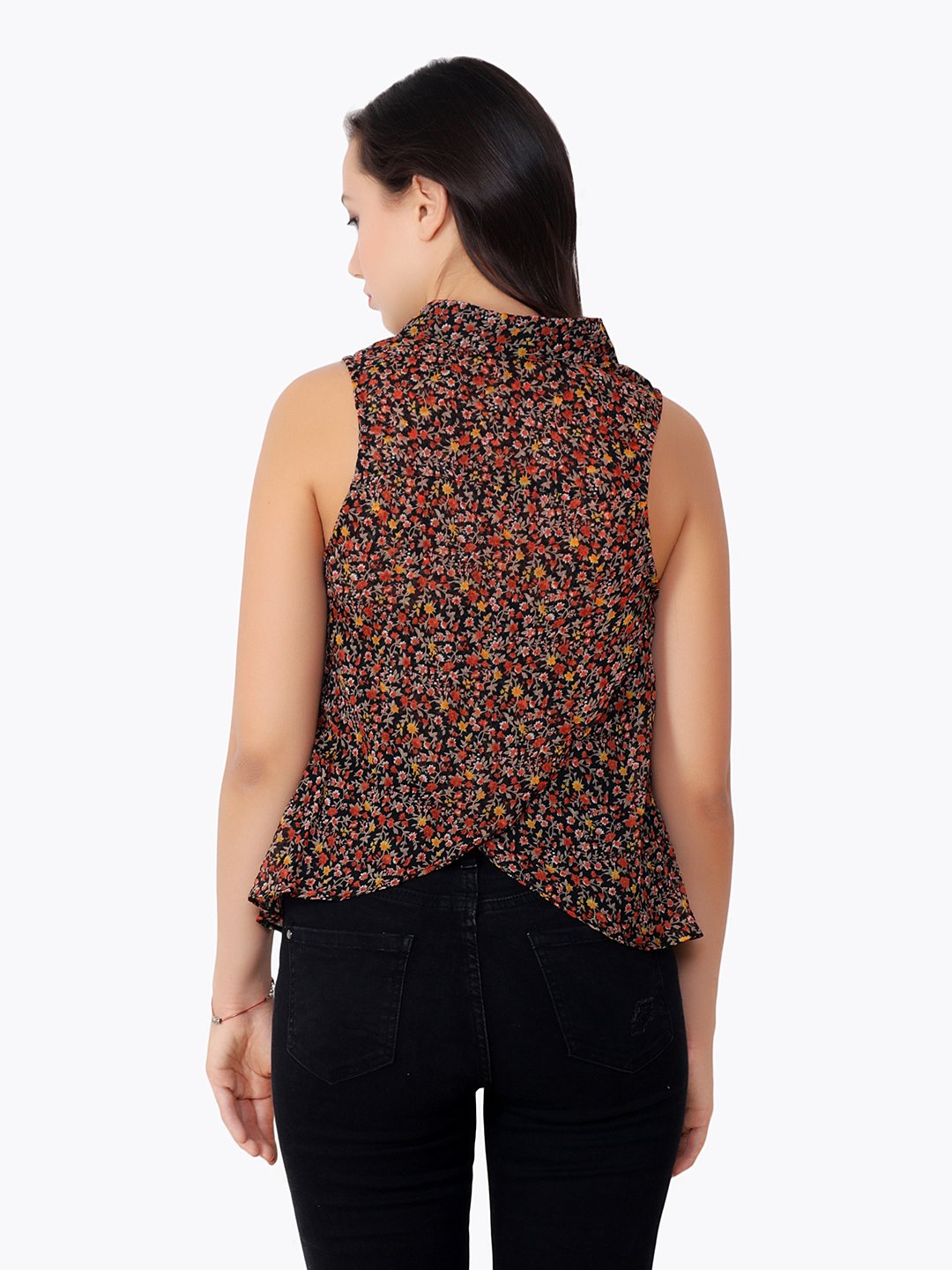 Brown Printed Shirt