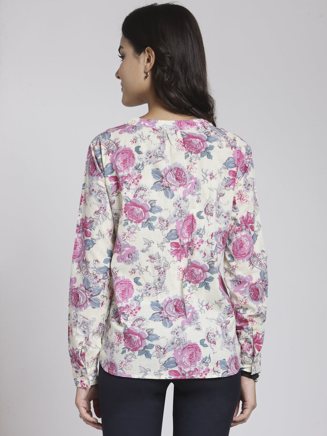 White Printed Shirt