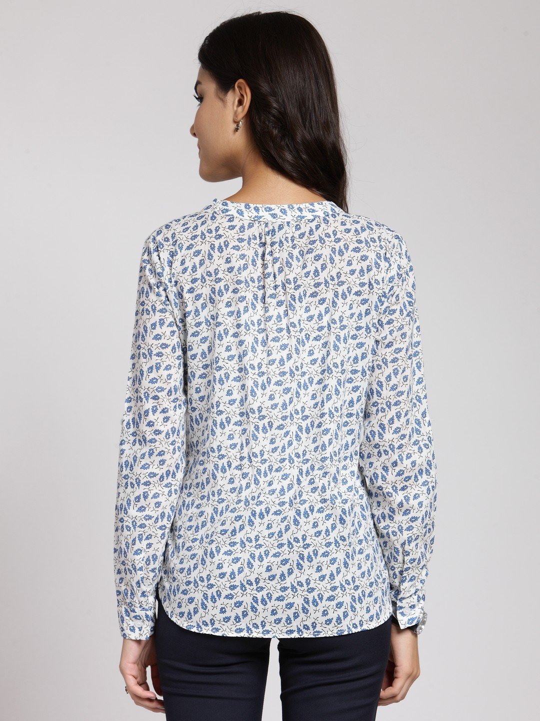 White Printed Shirt
