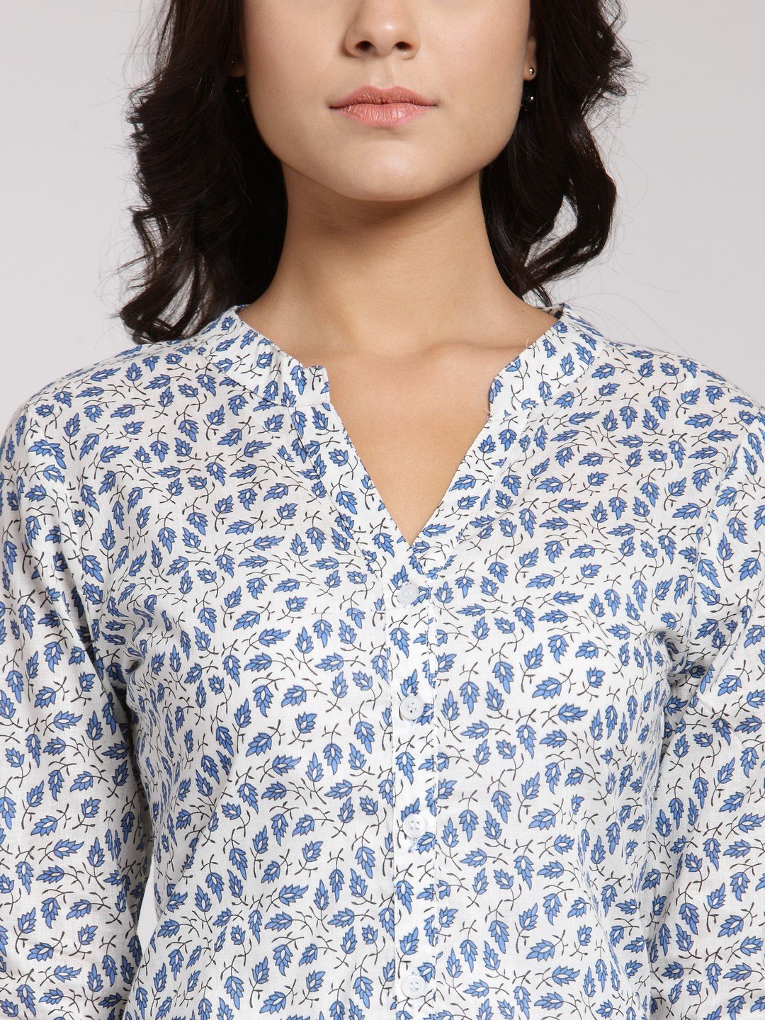 White Printed Shirt