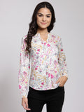 White Printed Shirt