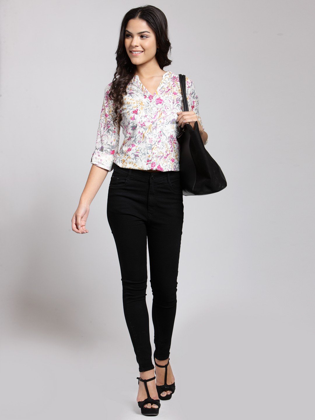 White Printed Shirt