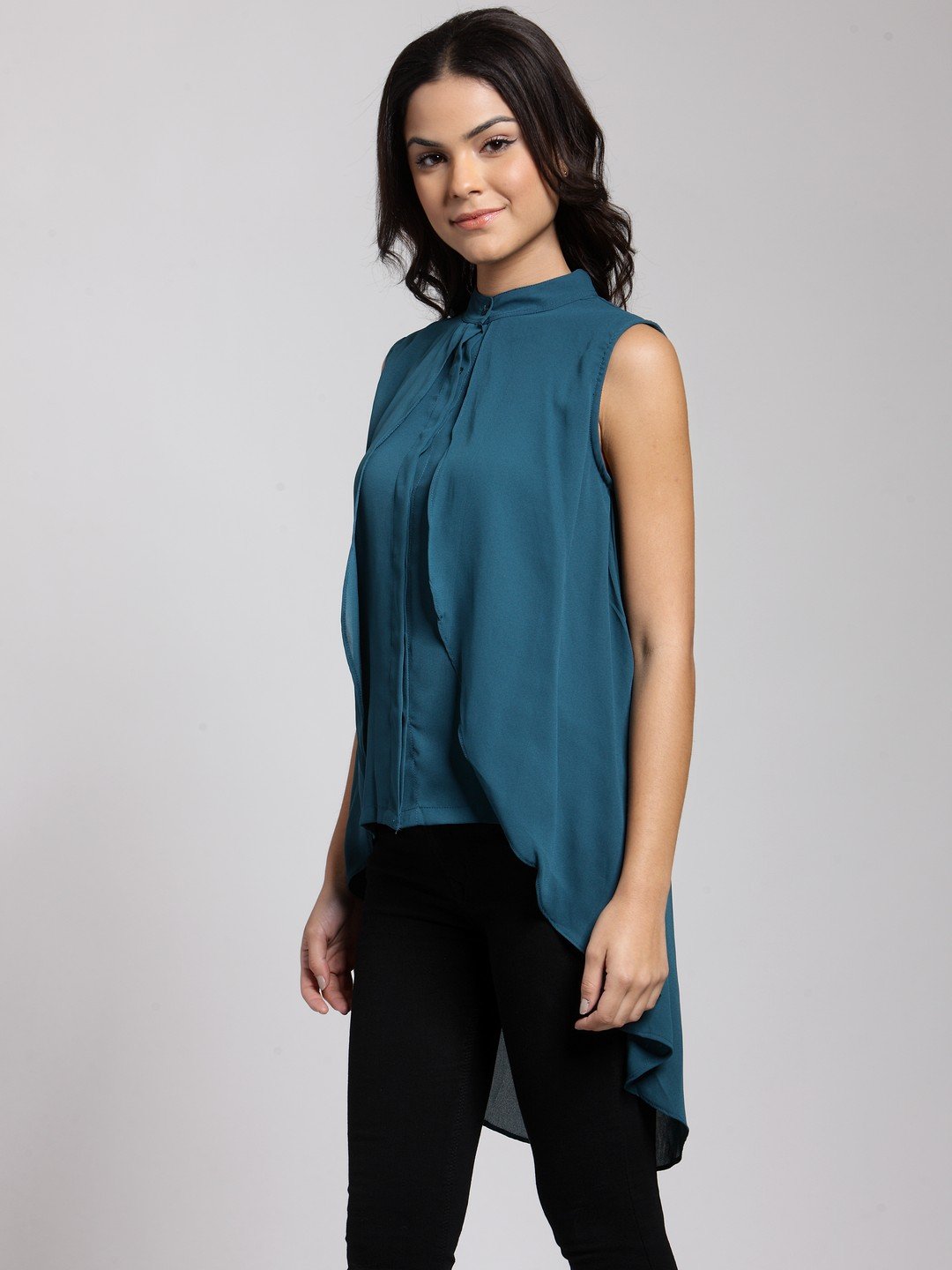 Green Solid Shirt