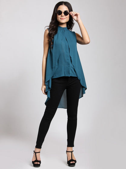 Green Solid Shirt