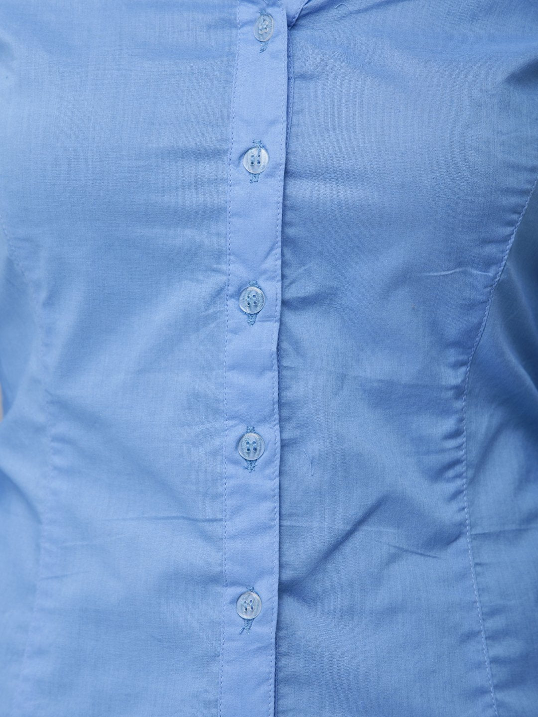Cation Blue Solid Shirt