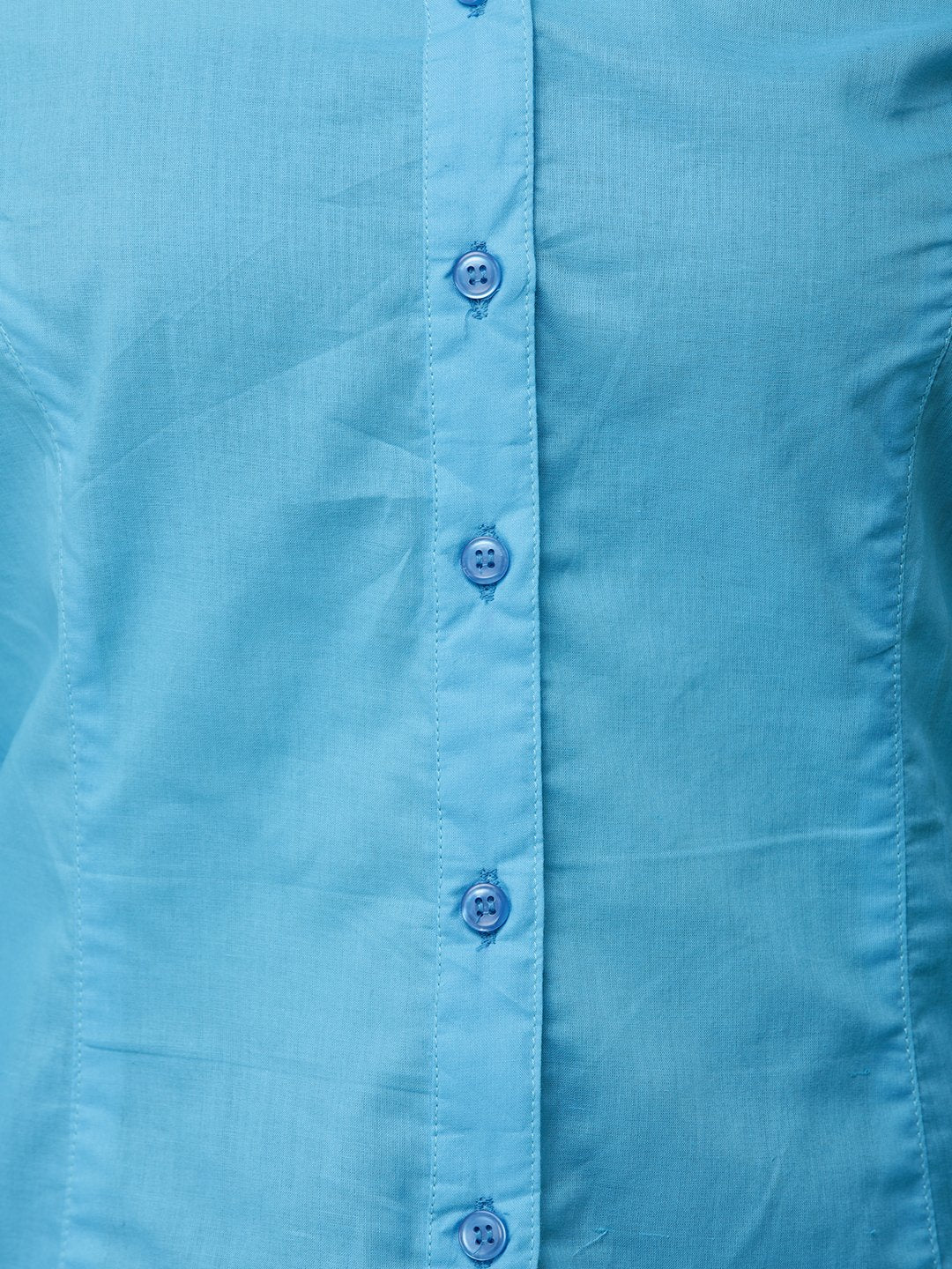 Cation Blue Solid Shirt