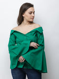 Cation Green Solid Shirt