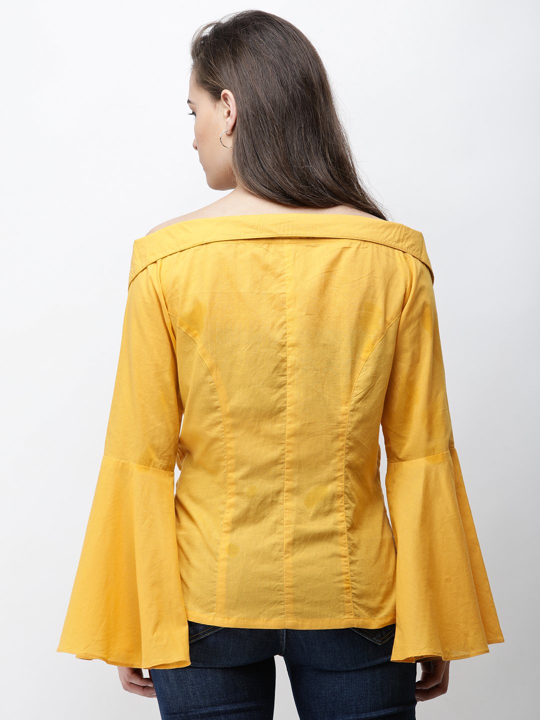 Cation Mustard Solid Shirt