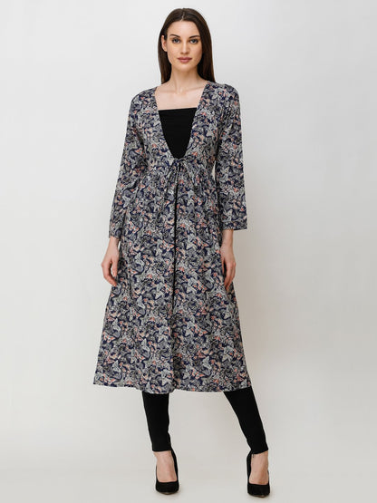 SCORPIUS NAVY BLUE SHRUG