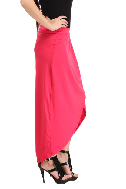 Pink Solid Skirt