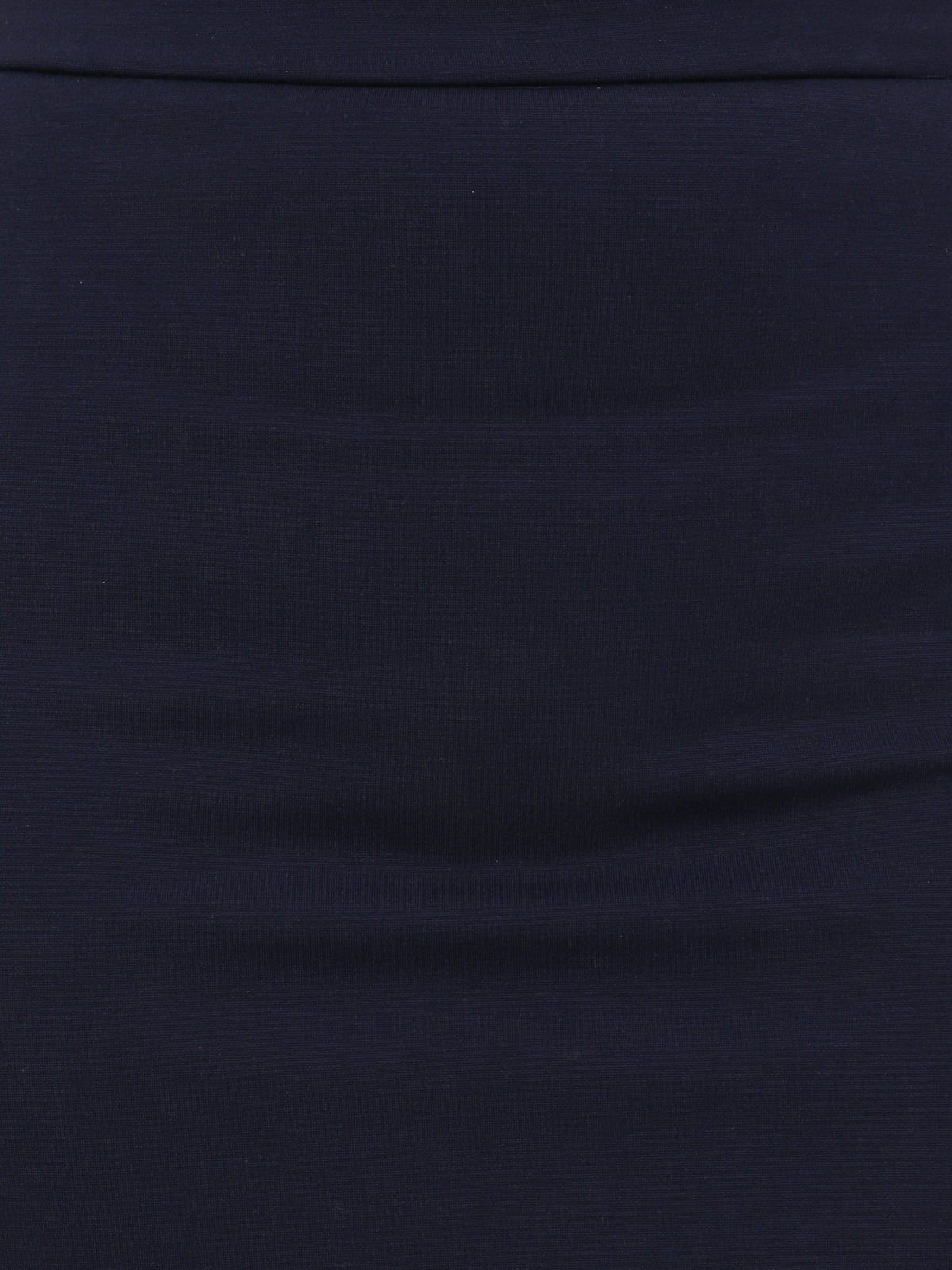 Navy Solid Skirt