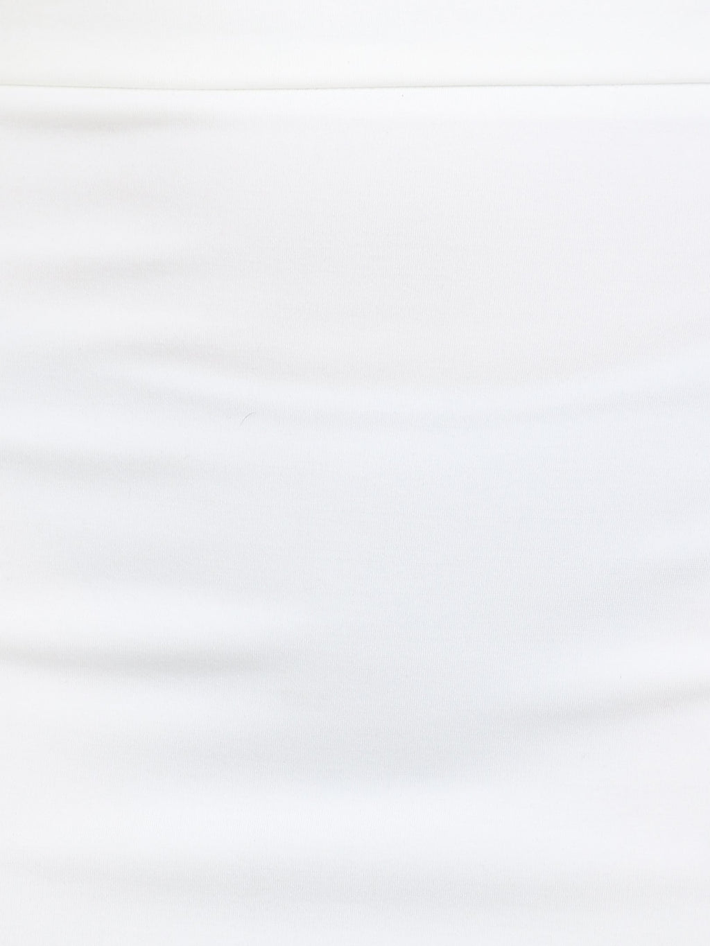 White Solid Skirt