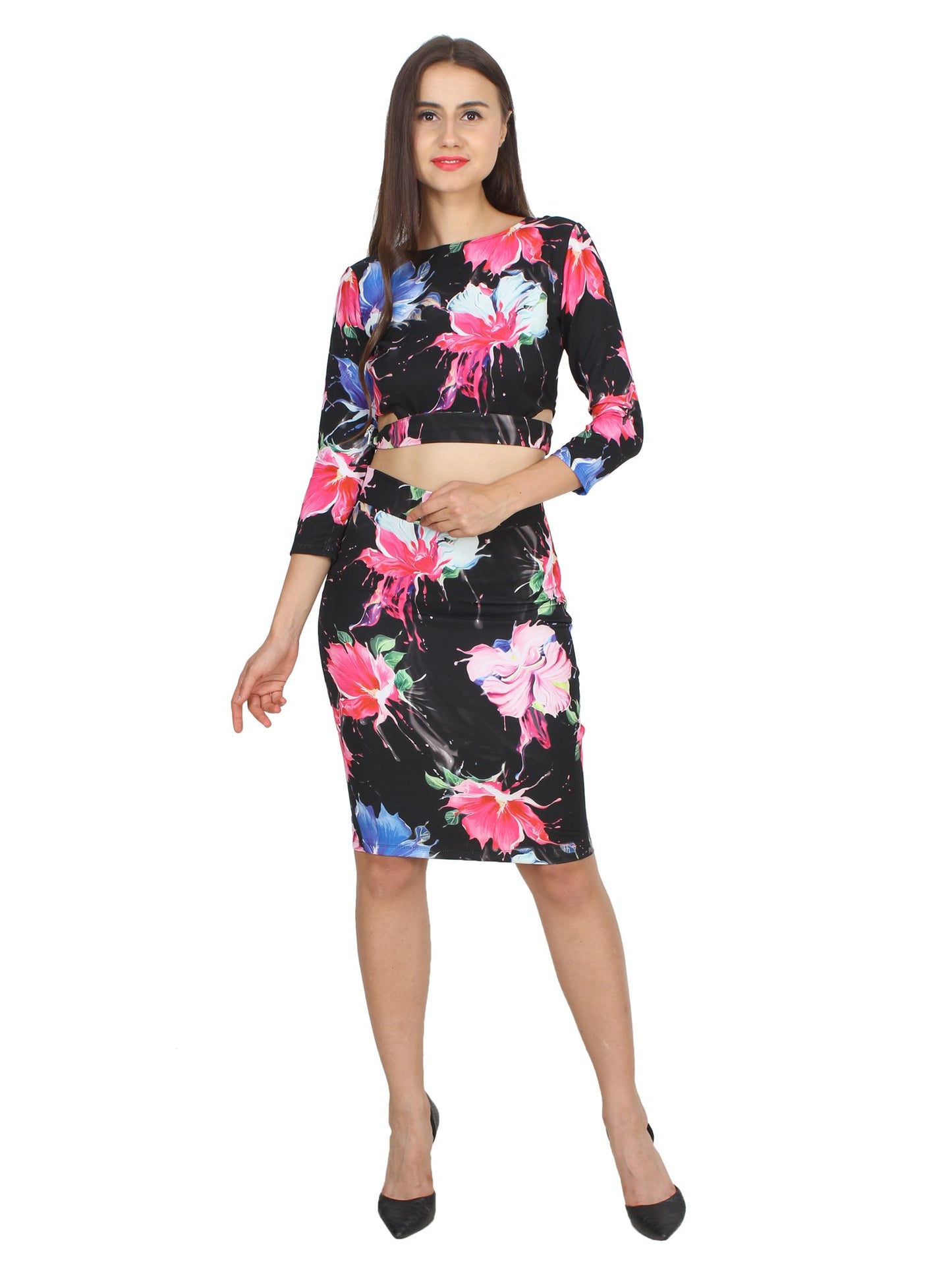 Multicolor Printed Skirt