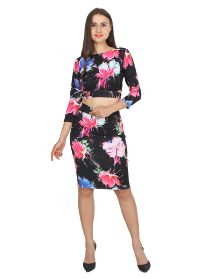 Multicolor Printed Skirt