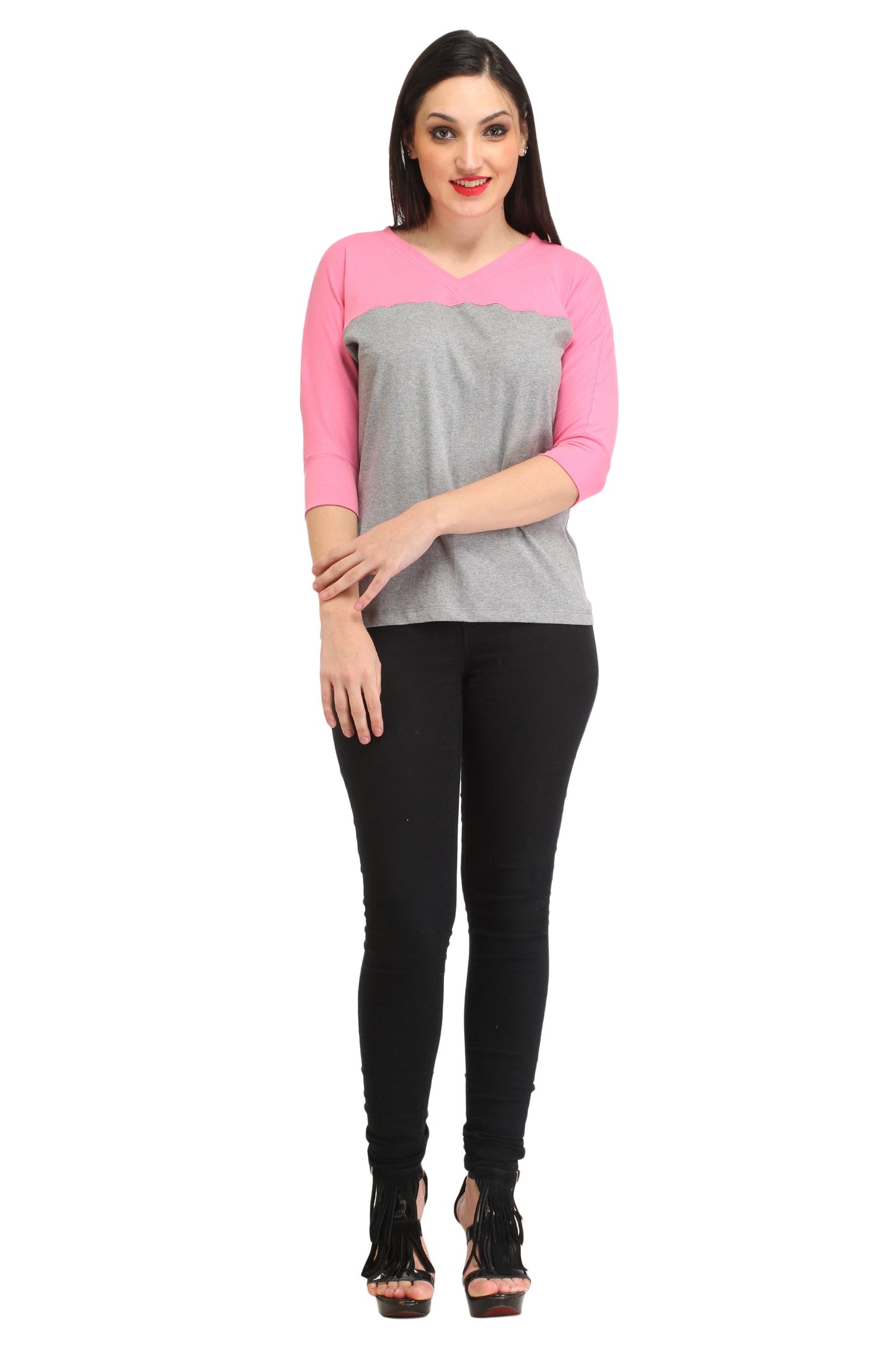 Pink Solid Top