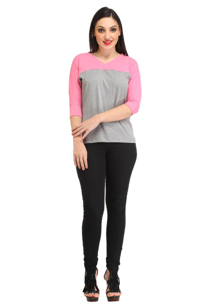Pink Solid Top