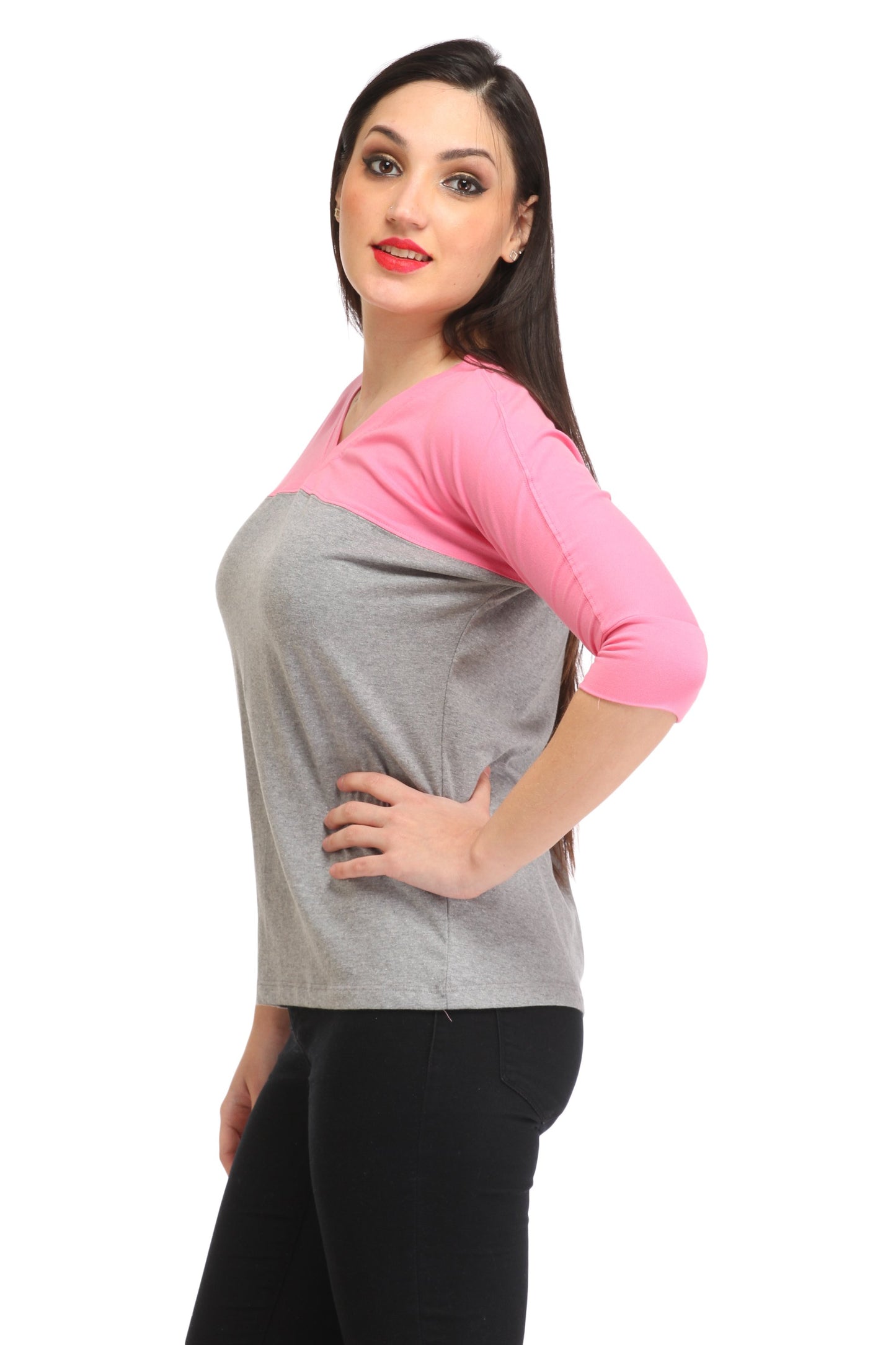 Pink Solid Top