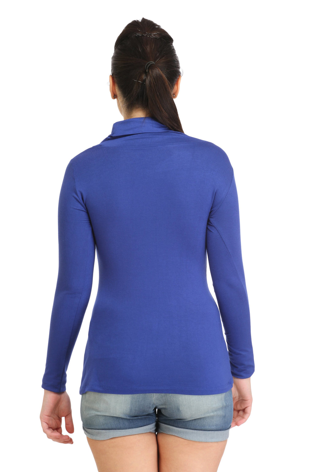 Blue Solid Top