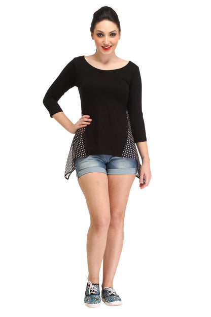 Black Solid Top