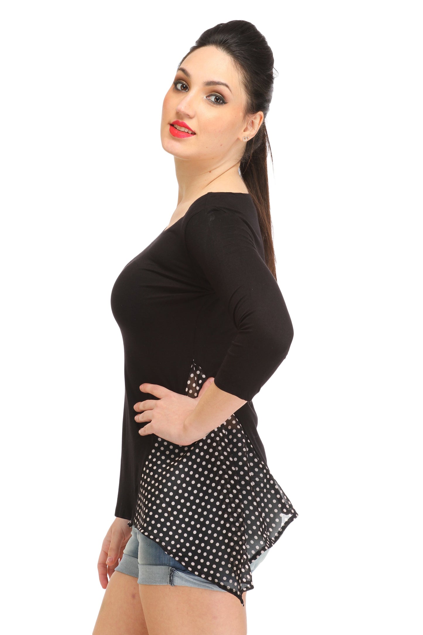 Black Solid Top