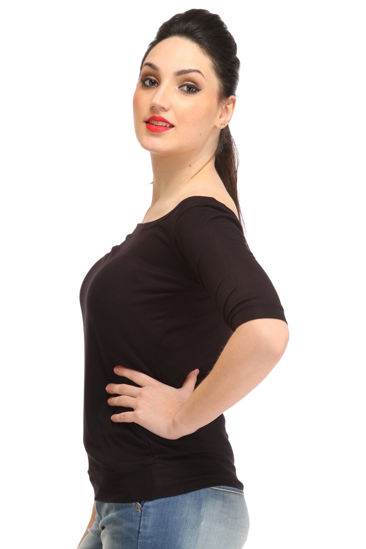 Black Solid Top