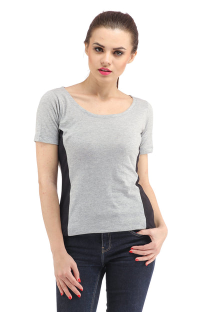 Sleeveless Grey Top