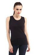 Sleeveless Black Top