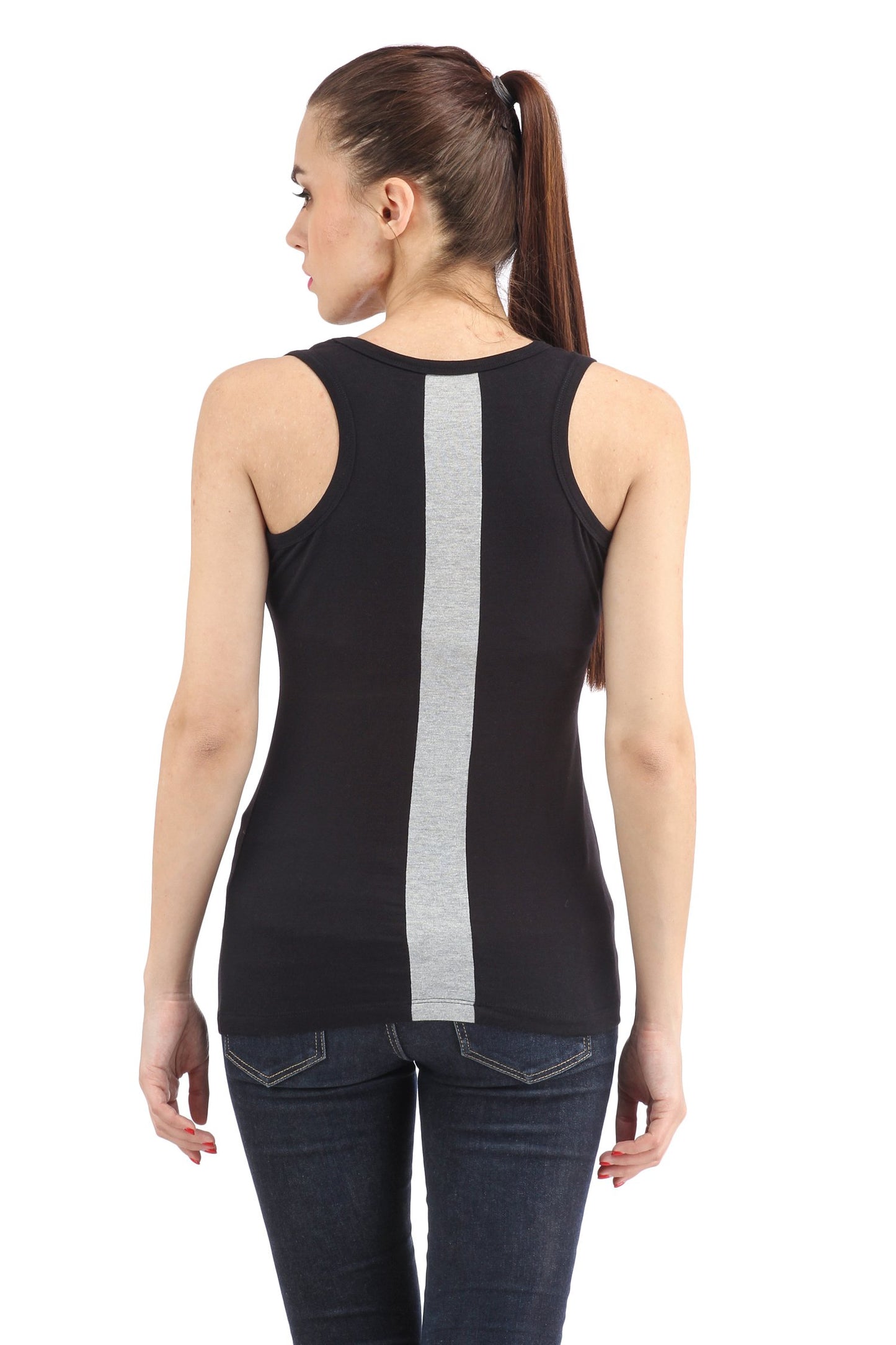 Sleeveless Black Top