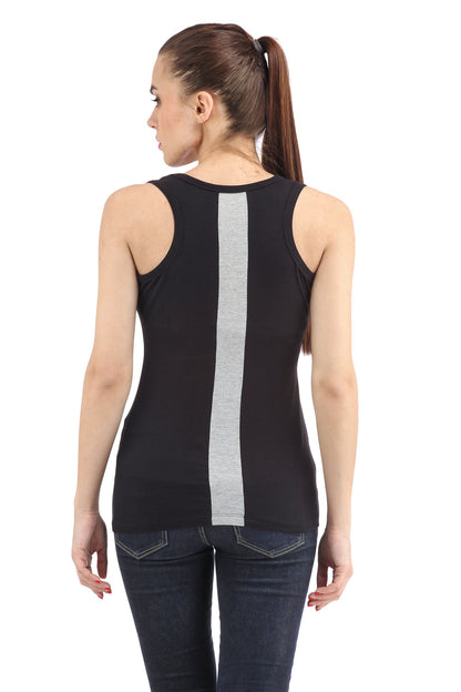Sleeveless Black Top