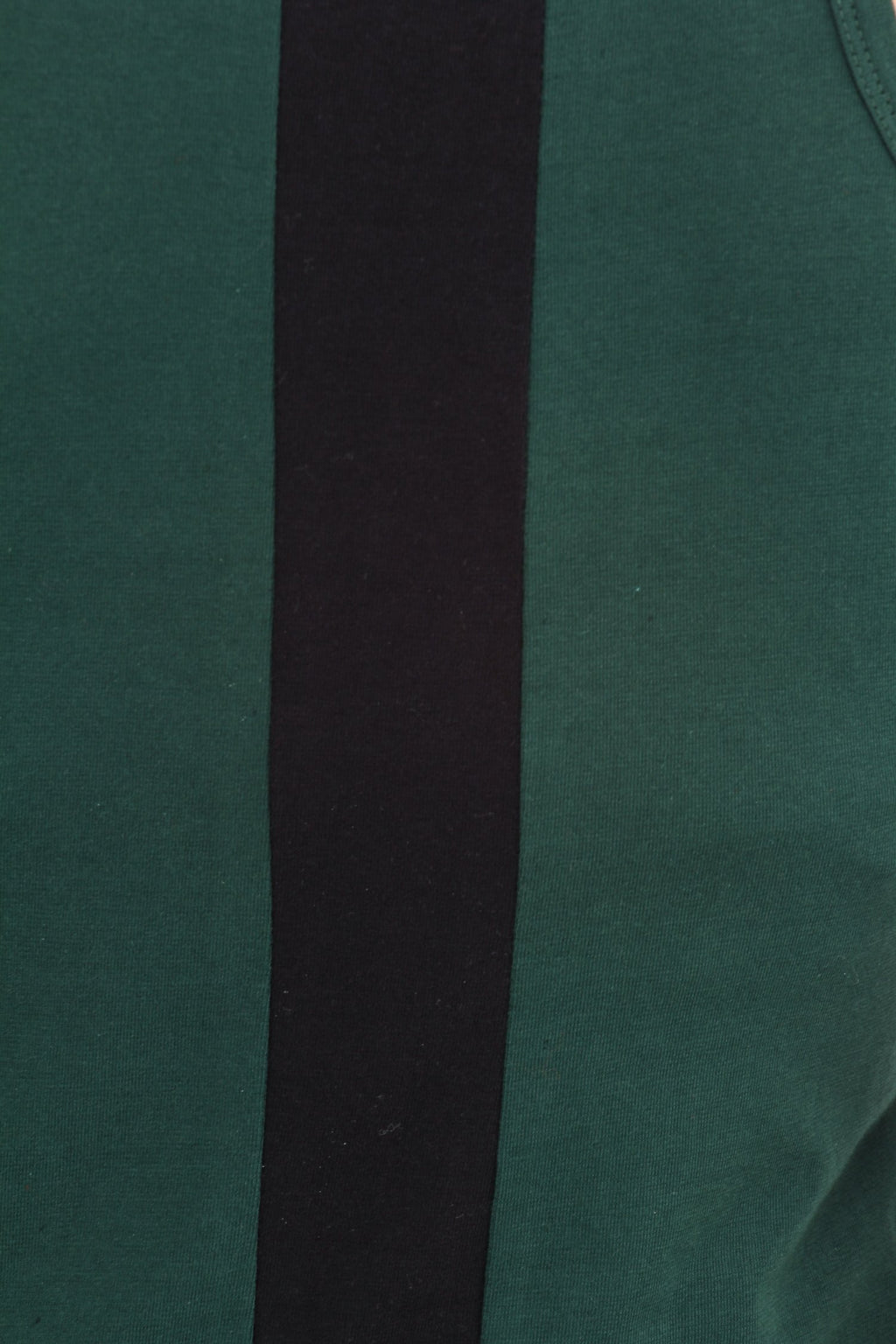 Sleeveless Dark Green Top