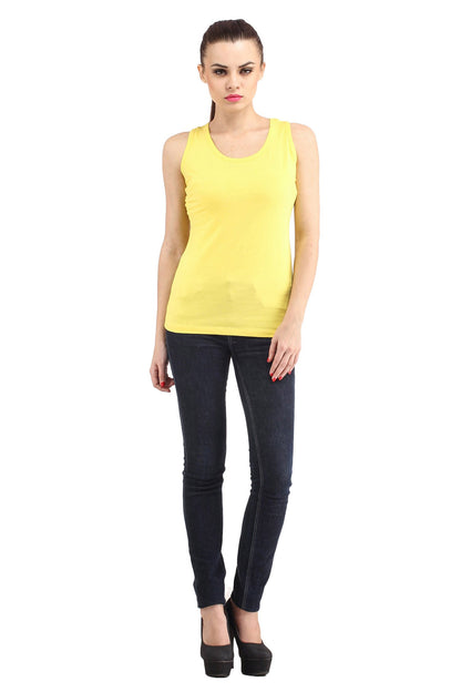 Sleeveless Yellow Top