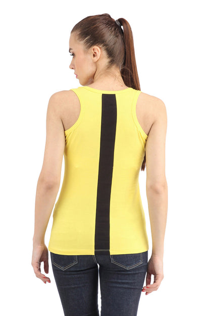Sleeveless Yellow Top