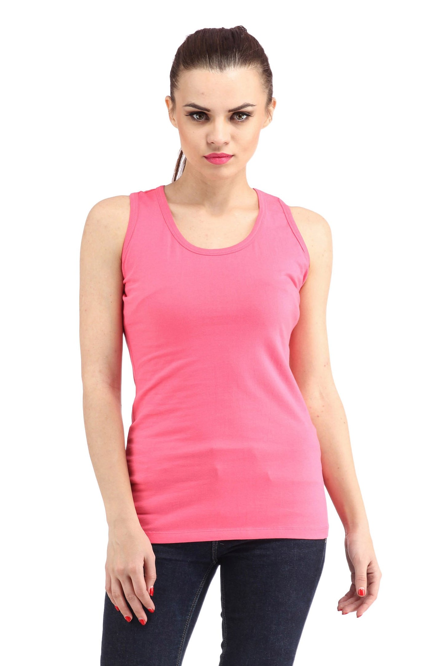 Sleeveless Pink Top