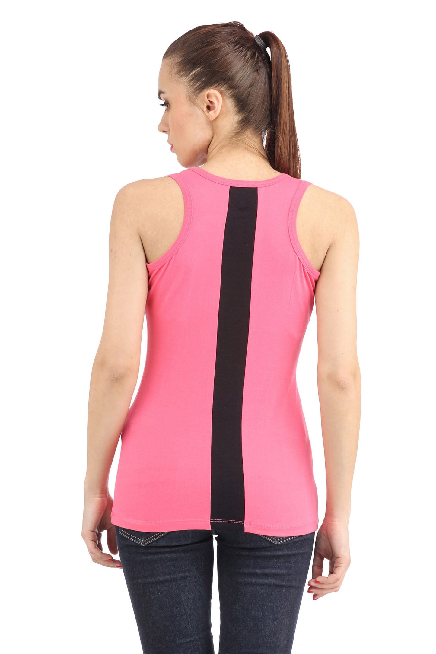 Sleeveless Pink Top