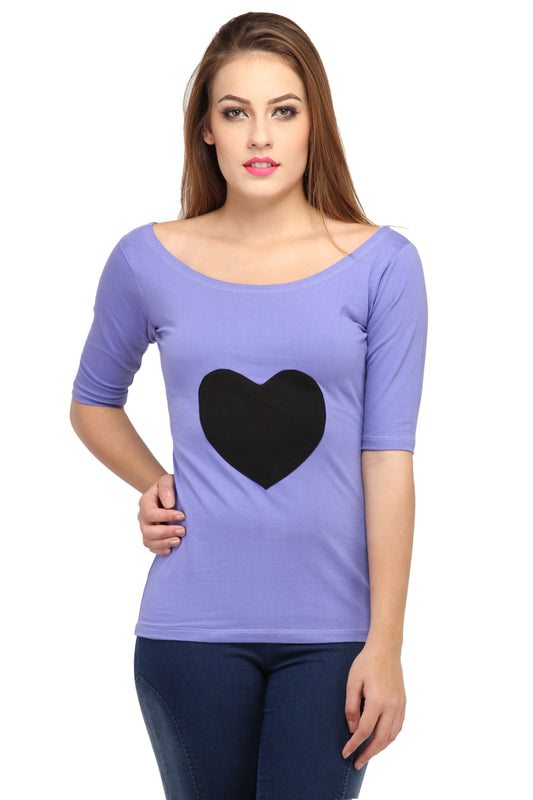 Cation Purple Cotton Top