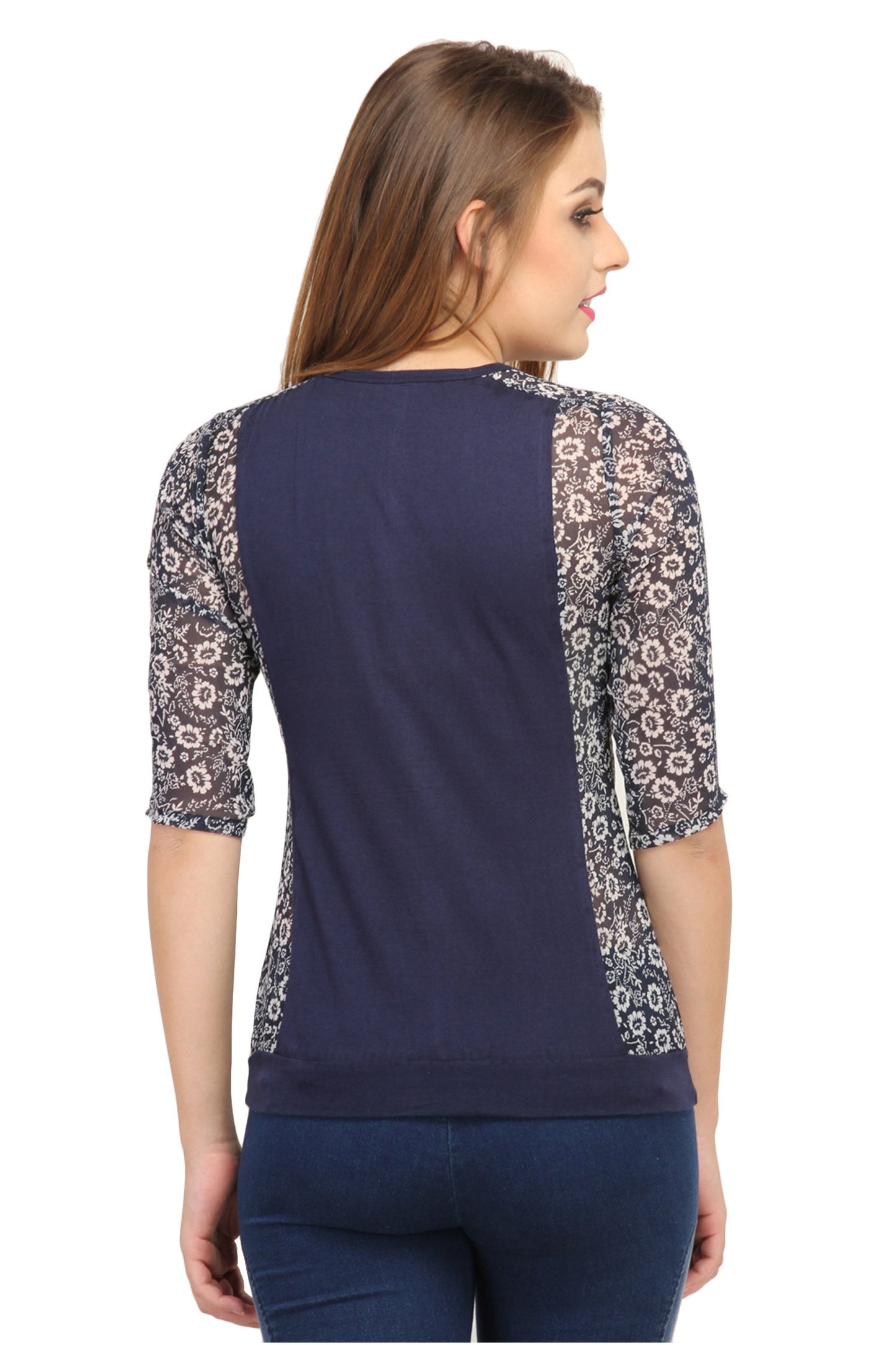 Cation Navy Top