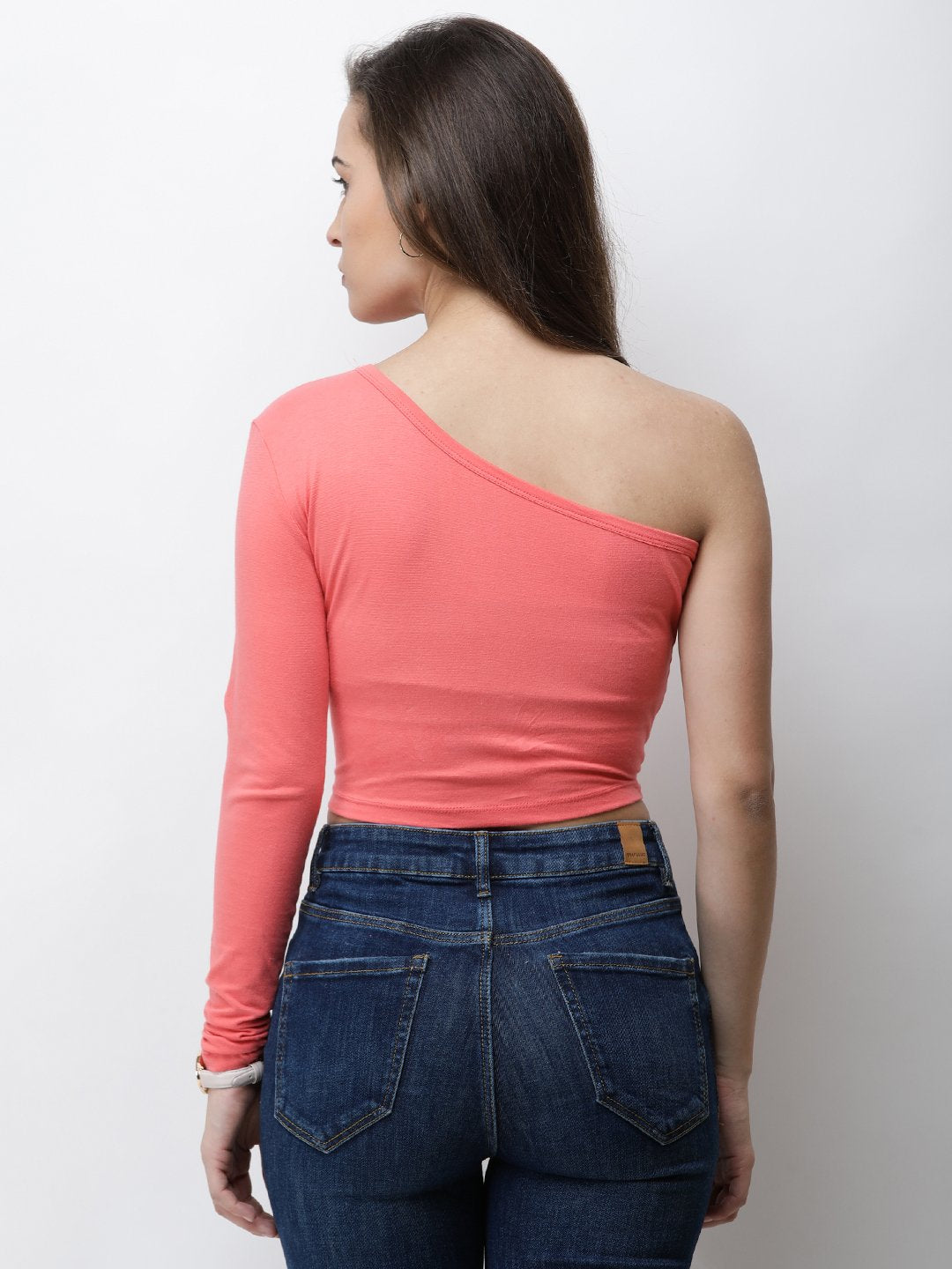 One Shoulder Crop Top