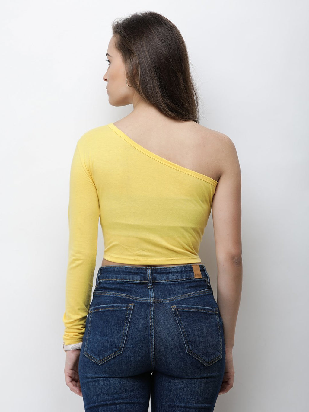 One Shoulder Crop Top