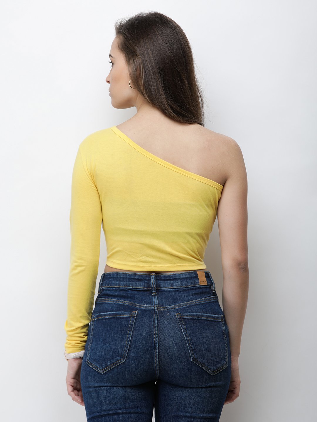One Shoulder Crop Top